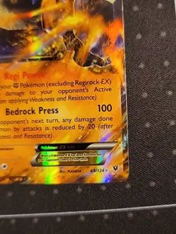 Regirock EX Ultra Rare XY - Fates Collide 43/124 LP, Pokemon - Image 5