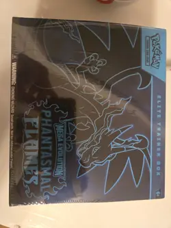 Opened Pokemon Mega Evolution Phantasmal Flames ETB Elite Trainer Box Read - Image 1