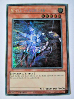 Yugioh! Spell Canceller Mp25-En131 Prismatic Secret 1st Ed Near Mint!! - Image 1
