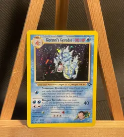 Giovanni's Gyarados - 5/132 - Pokemon Gym Challenge Unlimited Holo Rare Card LP - Image 1