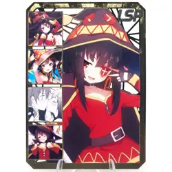 Megumin - Random #/200 - Limited Edition Gold Metal Card - Goddess Story - Image 1