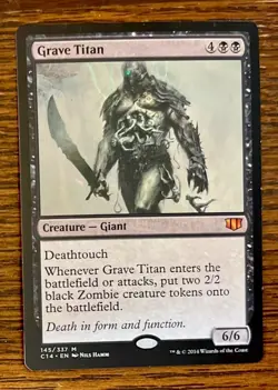 Grave Titan #145/337 Commander 2014 Magic The Gathering MTG Mythic Rare Card - Image 1
