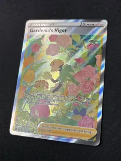Gardenia's Vigor GG61/GG70 - Crown Zenith Galarian Full Art Pokemon Card - NM - Image 2