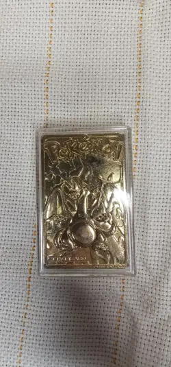 Burger King Charizard #06 23K Gold Plated Card 1999 With Pokeball - Image 1