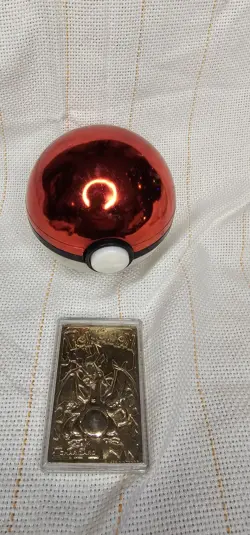 Burger King Charizard #06 23K Gold Plated Card 1999 With Pokeball - Image 3