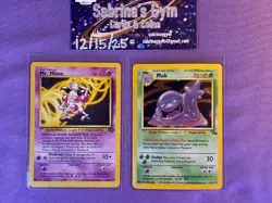 Mr. Mime 22/64 Muk 13/64 Holo Rare Jungle Set x2 Pokemon Card 1999 WoTC - Image 1