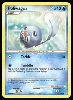 Poliwag MP 114/146 Legends Awakened Pokemon Card - Image 1