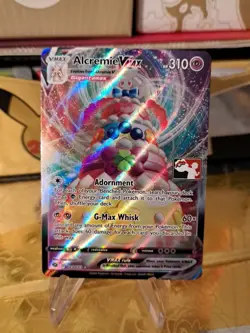 Alcremie Vmax Prize Pack Series 1 Promo Pokemon Card LP Play Stamp See Photos - Image 1