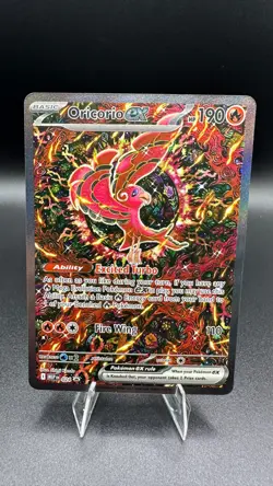 Pokemon Oricorio ex 024 Black Star Promo Mega Evolution Phantasmal UPC Card - Image 1
