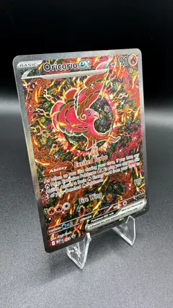 Pokemon Oricorio ex 024 Black Star Promo Mega Evolution Phantasmal UPC Card - Image 3