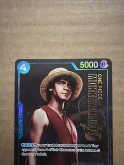 One piece Monkey D.Luffy P-055 Live Action Premium English Card Foil - Image 2