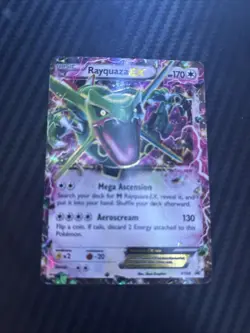 Pokemon TCG Rayquaza EX Deoxys Holo Rare Card 22/107 Beautiful Swirl - Image 1