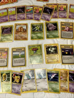 Pokemon Card Lot 60+ Cards WOtC Era Base Shadowless Neo 1st Ed Very Rare MP/HP - Image 3