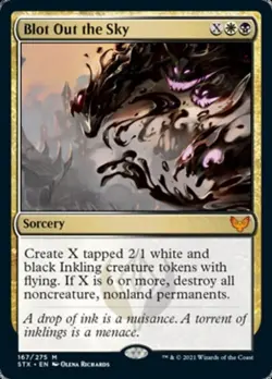 Blot Out the Sky -Foil Light Play MTG Strixhaven - Image 1