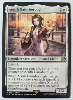 Aerith Gainsborough Final Fantasy Regular MTG Magic the Gathering NM - Image 1