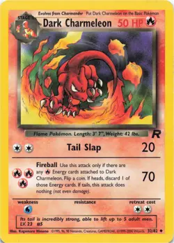 Pokemon - Dark Charmeleon #32/82 - Team Rocket Unlimited - Image 1