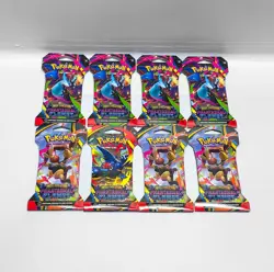 8x Pokemon TCG Phantasmal Flames Mega Evolution Sleeved Booster Pack Lot SEALED - Image 1