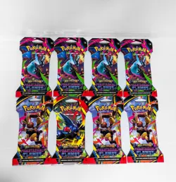 8x Pokemon TCG Phantasmal Flames Mega Evolution Sleeved Booster Pack Lot SEALED - Image 2