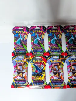 8x Pokemon TCG Phantasmal Flames Mega Evolution Sleeved Booster Pack Lot SEALED - Image 3