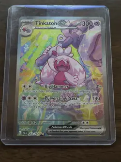 Pokemon TCG Tinkaton EX 262/193 Sv02: Paldea Evolved Special Illustration Rare - Image 2