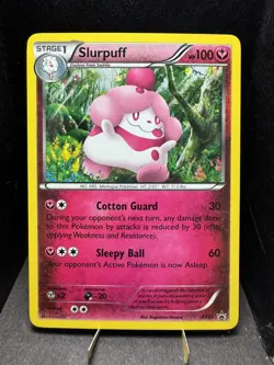 Pokemon TCG XY Slurpuff XY15 Black Star Promo Cosmos Holo NM - Image 1