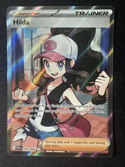 Hilda 164/086 - SV White Flare - Ultra Rare Full Art Holo - Pokemon TCG - Image 1