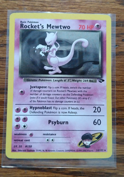Pokemon TCG Rocket's Mewtwo 14/132 Gym Challenge Holo - Image 1
