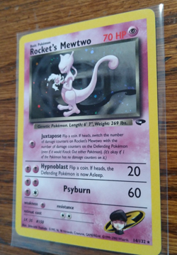 Pokemon TCG Rocket's Mewtwo 14/132 Gym Challenge Holo - Image 4