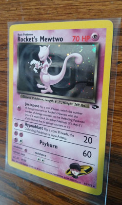 Pokemon TCG Rocket's Mewtwo 14/132 Gym Challenge Holo - Image 5