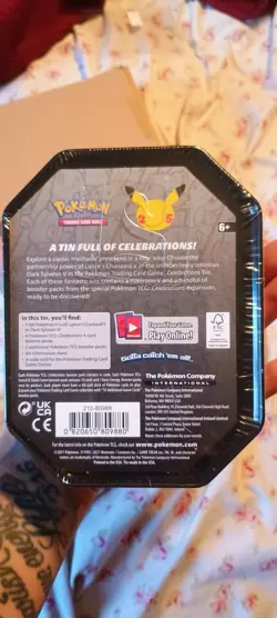 Pokemon TCG Lance’s Charizard V Celebration Tin. 25th Anniversary Factory Sealed - Image 3