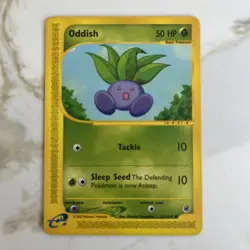Oddish - 122/165 Expedition Base Set Pokemon TCG Vintage 2002 E Reader - Image 2