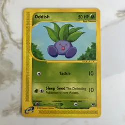 Oddish - 122/165 Expedition Base Set Pokemon TCG Vintage 2002 E Reader - Image 3