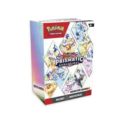 Pokemon : Scarlet & Violet-Prismatic Evolutions Booster Bundle (6 Packs) SEALED - Image 1