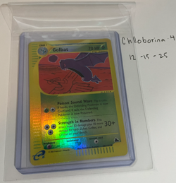Pokemon Golbat 60/144 Reverse Holo Skyridge WoTC Pokemon TCG 2003 E-Reader - Image 3