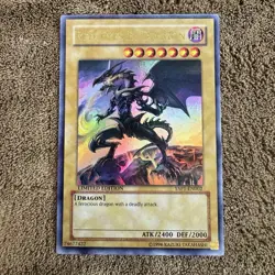 NM Yugioh Red-Eyes Black Dragon YAP1-EN002 Ultra Rare Anniversary - Image 1