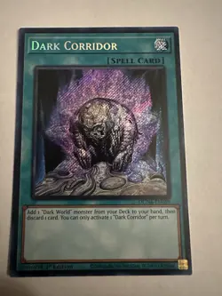 YuGiOh! Dark Corridor - DUNE-EN059 - Secret Rare 1st Edition - NM - Image 1