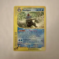 Pokemon TCG Feraligatr Expedition Base Set Holo Card 12/165 Regular Rare 2002 NM - Image 1