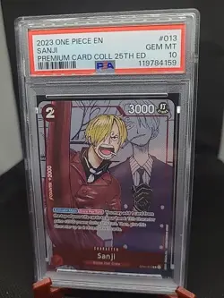 Sanji OP01-013( One Piece Promotion Cards) PSA 10 English - Image 1