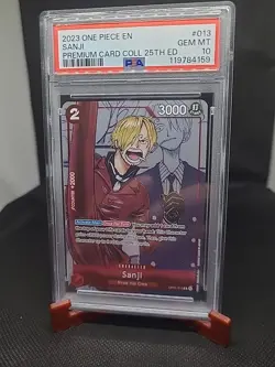 Sanji OP01-013( One Piece Promotion Cards) PSA 10 English - Image 2