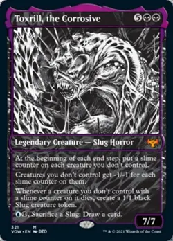 Toxrill, the Corrosive (Showcase) -Foil Near Mint MTG Innistrad: Crimson Vow - Image 1