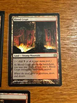 3X Magic: The Gathering Blood Crypt Return to Ravnica Land Rare Card NM - Image 3