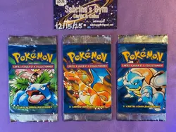 Empty Base Set Complete Artwork Long Crimp Pokemon Card Opened Packs - Image 1