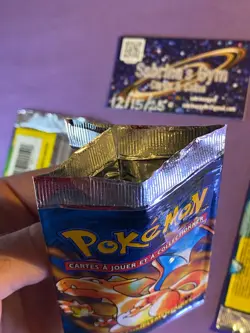 Empty Base Set Complete Artwork Long Crimp Pokemon Card Opened Packs - Image 4