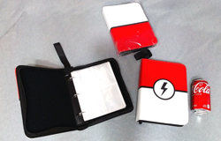 POKEMON ZIPPER ALBUM, 50 SLEEVES - HOLDS 400 CARDS, 3 RING BINDER BOOK, NEW! - Image 1