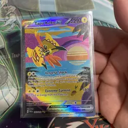 Tapu Koko ex - 247/182 - Pokemon Paradox Rift Special Illustration Rare Card NM - Image 2