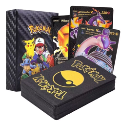 55Pcs Pokem Card Foil GOLD PACK CARDS TCG GX Vmax GX Card Charizard in Stock - Image 1