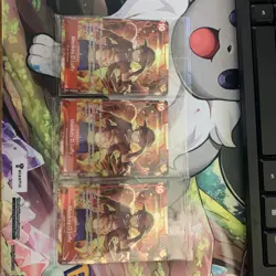 Set Of 3 Sealed Promo One Piece Card Treasure Booster Monkey.D.Luffy ST10-006 - Image 1