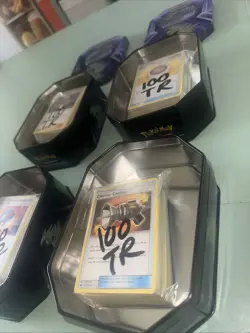 Pokemon 400 Trainer Cards Lot Collection In 4 Tins! New Mint 🔥 - Image 3