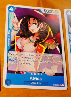 ONE PIECE ENGLISH CARD GAME CARTE ALVIDA ST25-001 ST EN MINT - Image 1