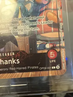 One Piece SHANKS OP09-001 - Promo Card PSA Limited Edition July 2025 SEALED - Image 5